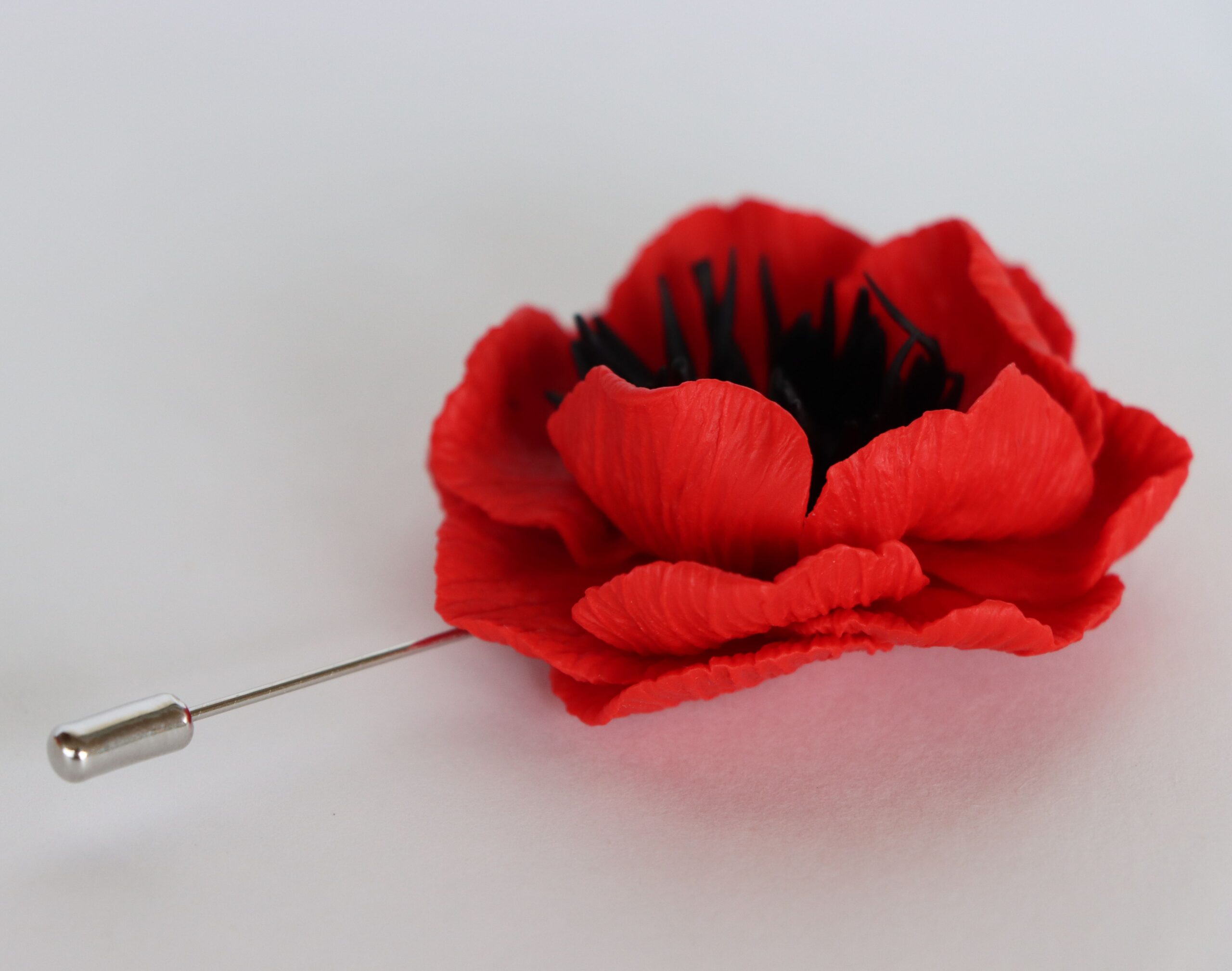 Poppy brooch