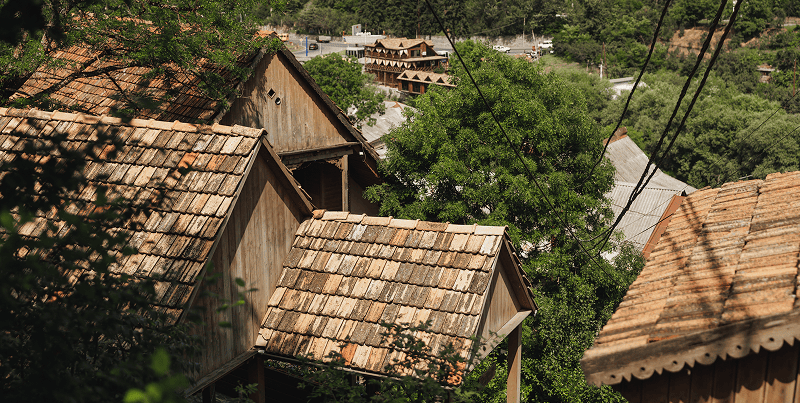 Roof of houses